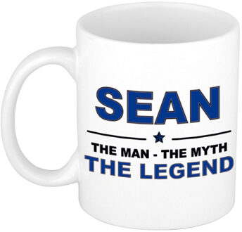 Bellatio Decorations Sean The man, The myth the legend pensioen cadeau mok/beker 300 ml
