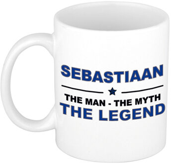 Bellatio Decorations Sebastiaan The man, The myth the legend cadeau koffie mok / thee beker 300 ml