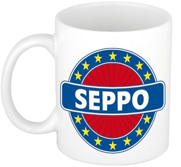 Bellatio Decorations Seppo naam koffie mok / beker 300 ml - namen mokken Multikleur