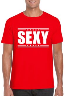 Bellatio Decorations Sexy t-shirt rood heren 2XL