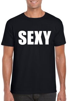 Bellatio Decorations Sexy tekst t-shirt zwart heren 2XL