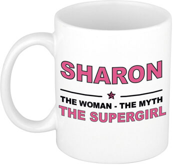 Bellatio Decorations Sharon The woman, The myth the supergirl cadeau koffie mok / thee beker 300 ml