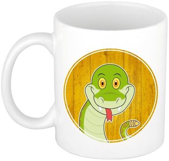 Bellatio Decorations Slang mok / beker voor kinderen 300 ml Multi