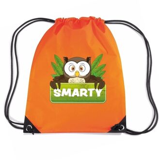 Bellatio Decorations Smarty de uil rugtas / gymtas oranje voor kinderen