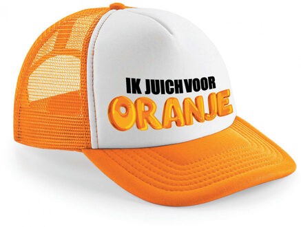 Bellatio Decorations snapback/cap - ik juich voor oranje - koningsdag/voetbal supporter - WK/EK - Verkleedhoofddeksels