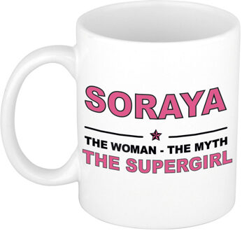 Bellatio Decorations Soraya The woman, The myth the supergirl cadeau koffie mok / thee beker 300 ml