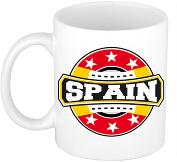 Bellatio Decorations Spain / Spanje embleem mok / beker 300 ml Multi