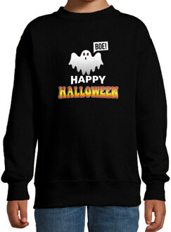 Bellatio Decorations Spook / happy halloween - verkleed sweater - zwart - voor kinderen