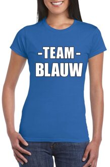Bellatio Decorations Sportdag team blauw shirt dames