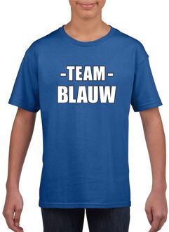 Bellatio Decorations Sportdag team blauw shirt kinderen L (146-152)