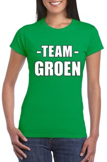 Bellatio Decorations Sportdag team groen shirt dames XS