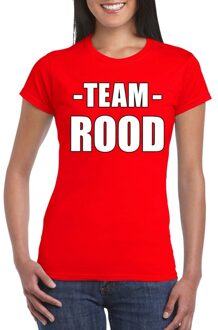 Bellatio Decorations Sportdag team rood shirt dames 2XL