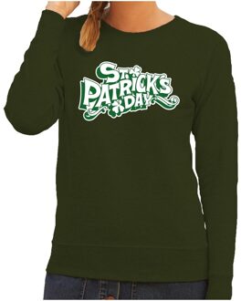 Bellatio Decorations St. Patricksday sweater groen dames