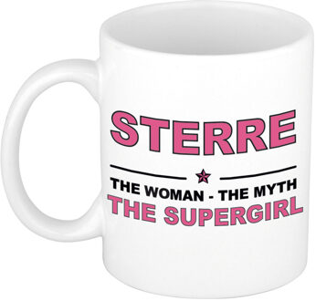 Bellatio Decorations Sterre The woman, The myth the supergirl cadeau koffie mok / thee beker 300 ml
