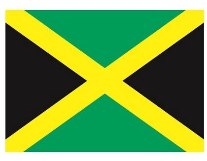 Bellatio Decorations Stickers Jamaica vlaggen