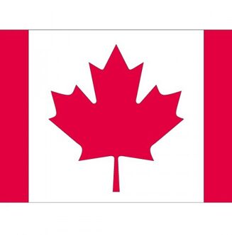 Bellatio Decorations Stickers van de Canadese vlag