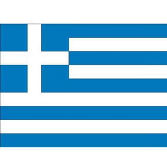 Bellatio Decorations Stickers van de Griekse vlag