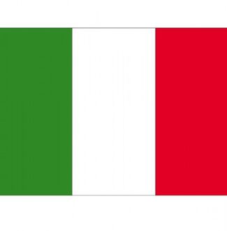 Bellatio Decorations Stickers van de Italiaanse vlag