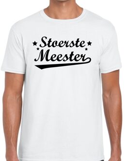 Bellatio Decorations Stoerste meester cadeau t-shirt wit heren