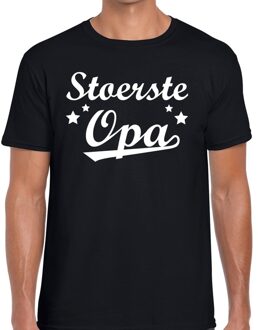 Bellatio Decorations Stoerste opa cadeau t-shirt zwart heren