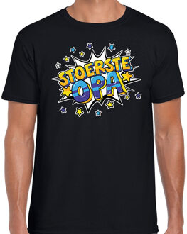 Bellatio Decorations Stoerste opa cadeau t-shirt zwart voor heren