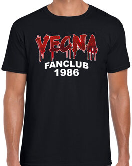 Bellatio Decorations Stranger Halloween verkleed shirt vecna fanclub zwart voor heren 2XL - Feestshirts