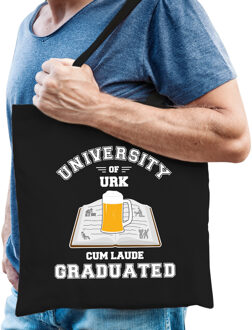 Bellatio Decorations Studenten verkleed tas zwart university of Urk voor heren