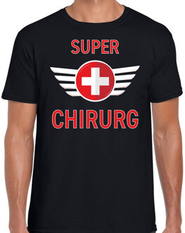 Bellatio Decorations Super chirurg cadeau t-shirt zwart voor heren