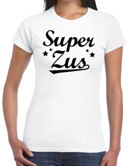 Bellatio Decorations Super zus cadeau t-shirt wit voor dames XS