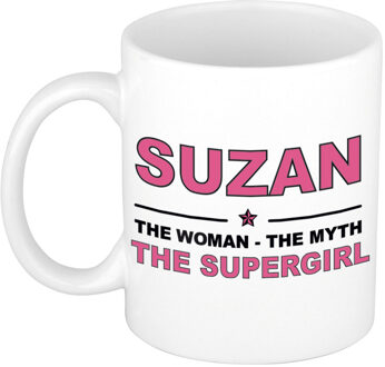 Bellatio Decorations Suzan The woman, The myth the supergirl cadeau koffie mok / thee beker 300 ml