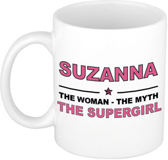 Bellatio Decorations Suzanna The woman, The myth the supergirl cadeau koffie mok / thee beker 300 ml