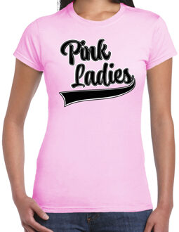 Bellatio Decorations T-shirt Grease Pink ladies - lichtroze - carnaval shirt