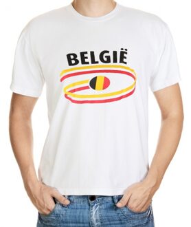 Bellatio Decorations T-shirts met Belgie opdruk volwassenen