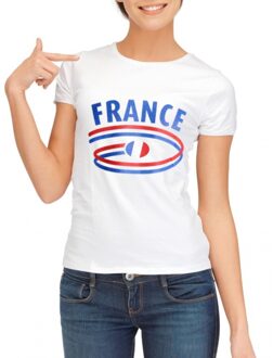 Bellatio Decorations T-shirts met France opdruk voor dames