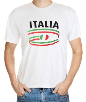 Bellatio Decorations T-shirts met Italia opdruk volwassenen