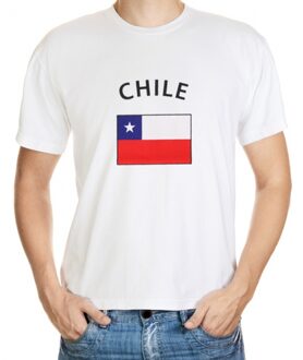 Bellatio Decorations T-shirts van vlag Chili