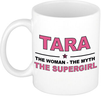Bellatio Decorations Tara The woman, The myth the supergirl pensioen cadeau mok/beker 300 ml