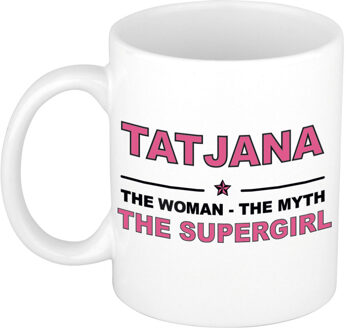 Bellatio Decorations Tatjana The woman, The myth the supergirl cadeau koffie mok / thee beker 300 ml