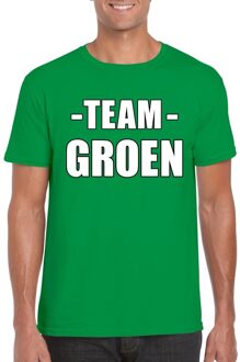 Bellatio Decorations Team shirt groen heren voor training
