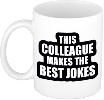 Bellatio Decorations The best jokes cadeau mok / beker 300 ml