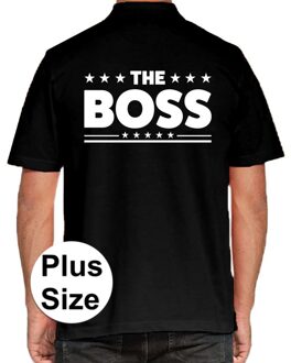 Bellatio Decorations The Boss grote maten poloshirt zwart voor heren 3XL