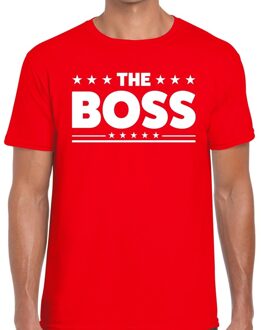 Bellatio Decorations The Boss heren T-shirt rood 2XL