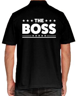 Bellatio Decorations The Boss poloshirt zwart voor heren 2XL