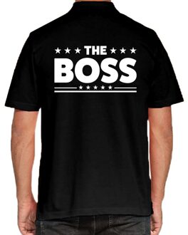 Bellatio Decorations The Boss poloshirt zwart voor heren
