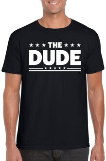 Bellatio Decorations The Dude heren T-shirt zwart 2XL