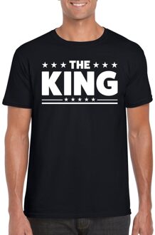 Bellatio Decorations The King heren T-shirt zwart XL