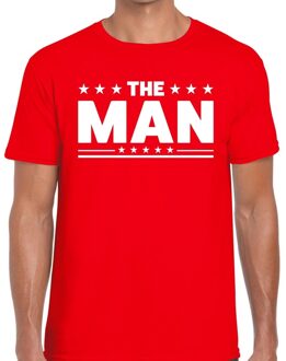 Bellatio Decorations The Man heren T-shirt rood 2XL