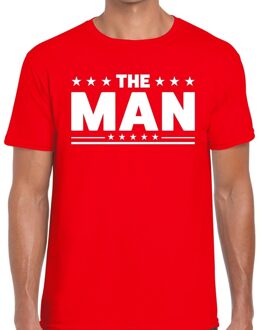 Bellatio Decorations The Man heren T-shirt rood L