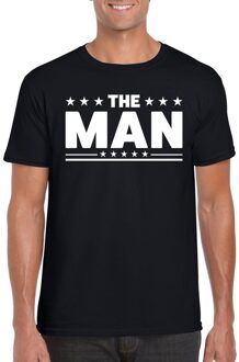 Bellatio Decorations The Man heren T-shirt zwart 2XL