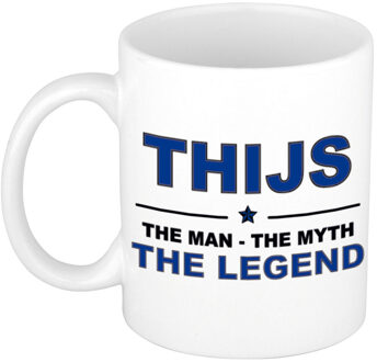 Bellatio Decorations Thijs The man, The myth the legend pensioen cadeau mok/beker 300 ml